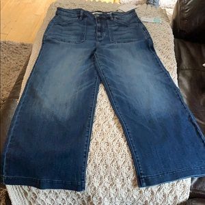 KanCan Vada pork Chop Boot Crop Jean